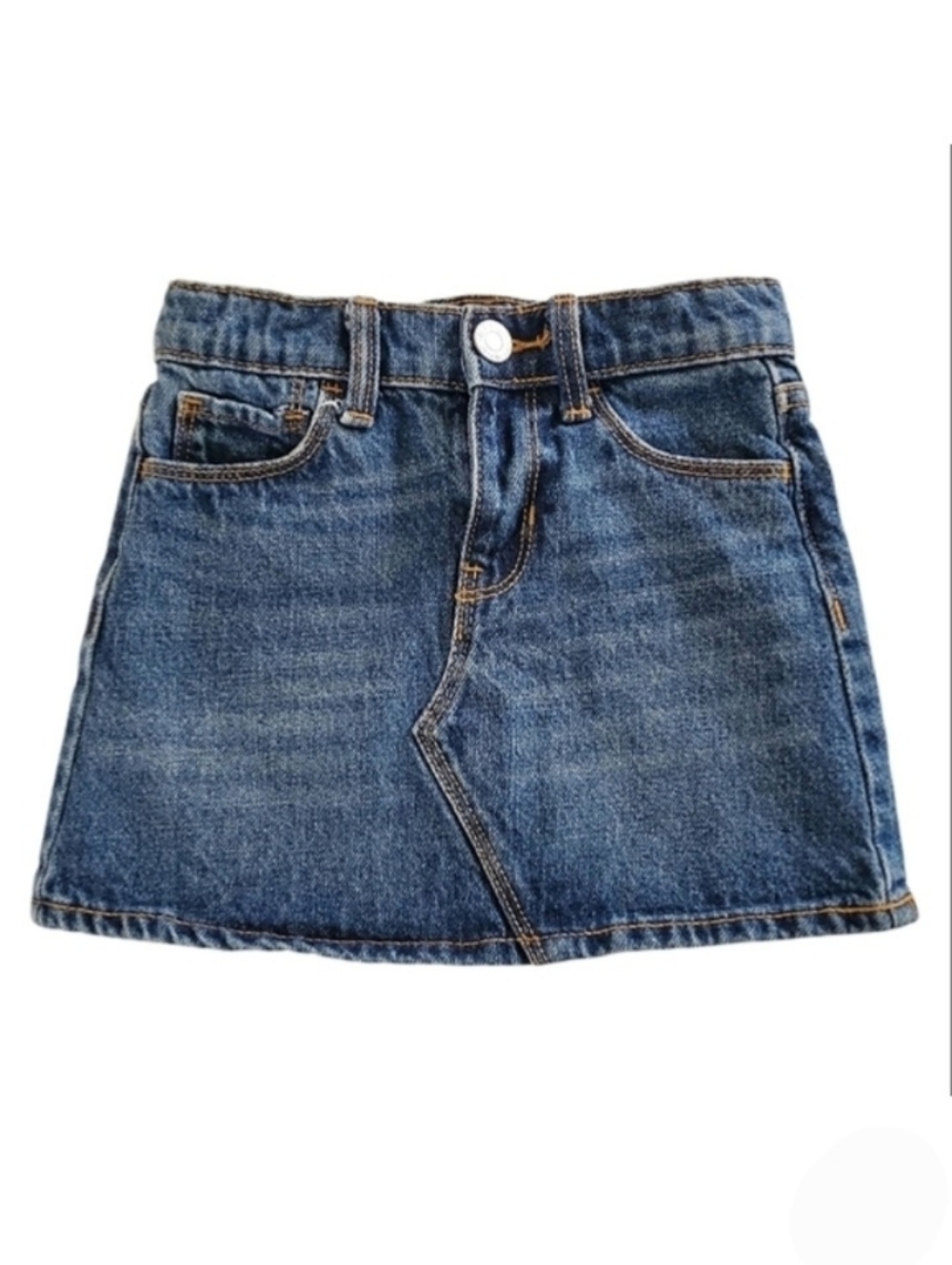 K1164 * Old Navy Girls Jean Skirt Medium Wash Denim Size 3T